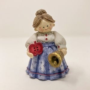 [Vintage] Enesco Cute As A Button Teacher Statue